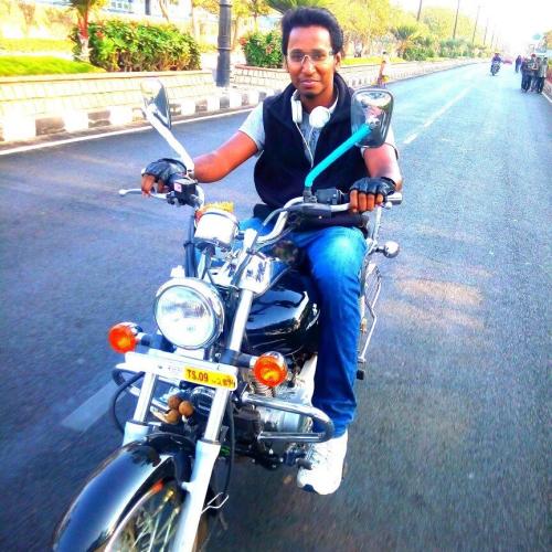 jitu jitendra with his bike