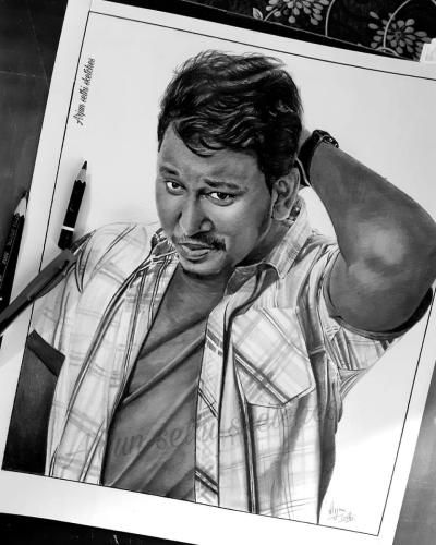 jj jitu jitendra art work by arjun