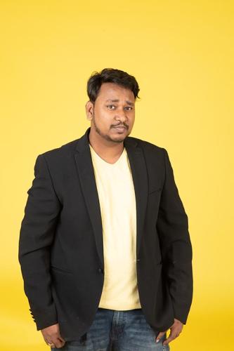 jj jitu jitendra black suit photo